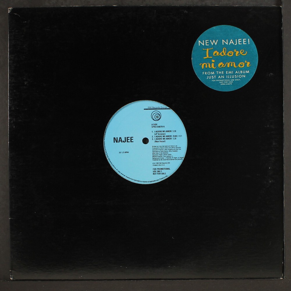 NAJEE: i adore mi amor EMI 12″ Single 33 RPM