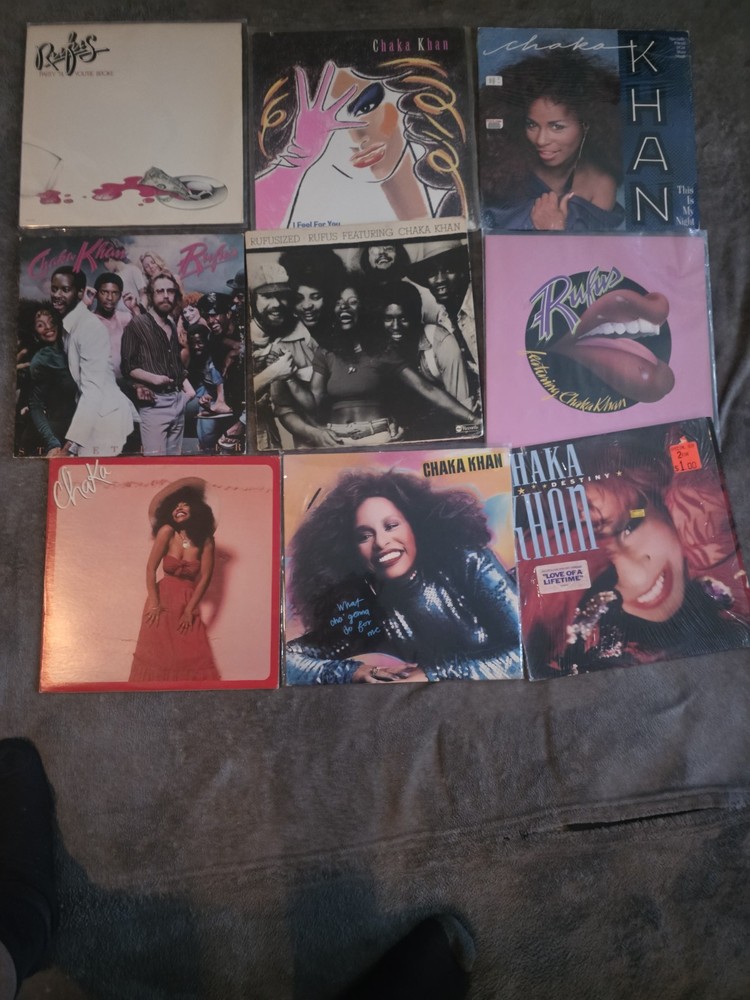 Chaka Khan & Rufus Vinyl Bundle. R&B Soul VG‘-VG+[condition Varied Mostly VG+]