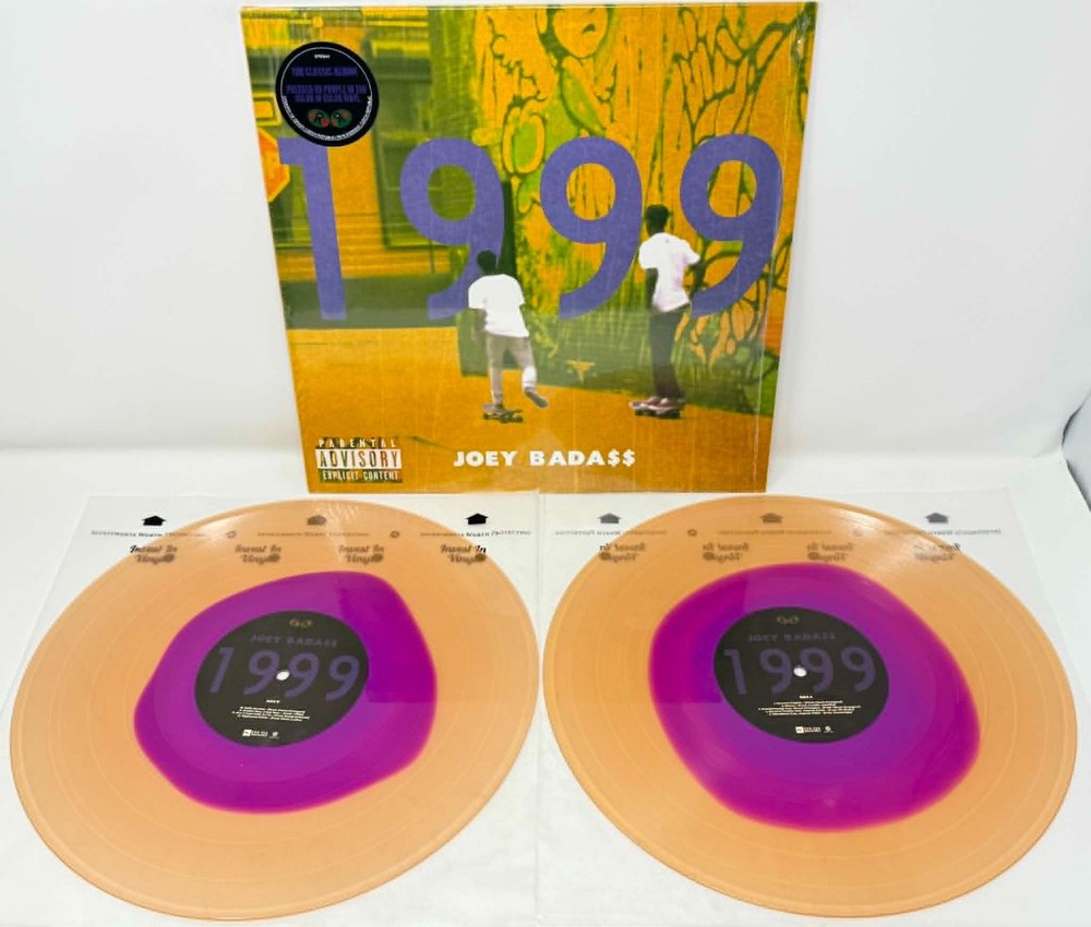 RARE – Joey Bada$$ – 1999 – Limited Tan/Purple – 2LP in Shrink w/ Hype – Badass