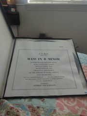 RLS 746 Bach Mass in B minor / Karajan etc. 3 LP box LP Vg+