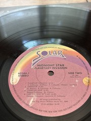 Midnight Star ‎Planetary Invasion 1984 LP Electro Funk Soul Solar 60384-1 Vinyl