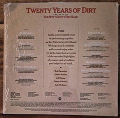 NITTY GRITTY DIRT BAND „Twenty Years Of Dirt“ Vinyl LP Warner Bros. 25382-1