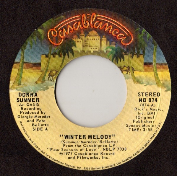 Donna Summer – Winter Melody (7″) (Near Mint (NM or M-)) – 1589720374