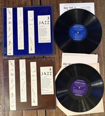 Vintage 1950s FOLKWAYS JAZZ Records Vol. 1-10 Near Complete Set Vinyl 12”