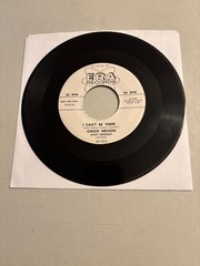 CHUCK NELSON I CAN’T BE THERE NOT WHILE I’M YOUNG 45 RPM 7″ WHITE LABEL PROMO