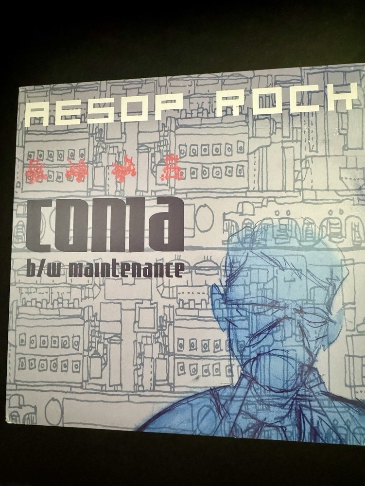 Aesop Rock “Coma”/“Maintenance” LP. 2001 Def Jux! Hip Hop