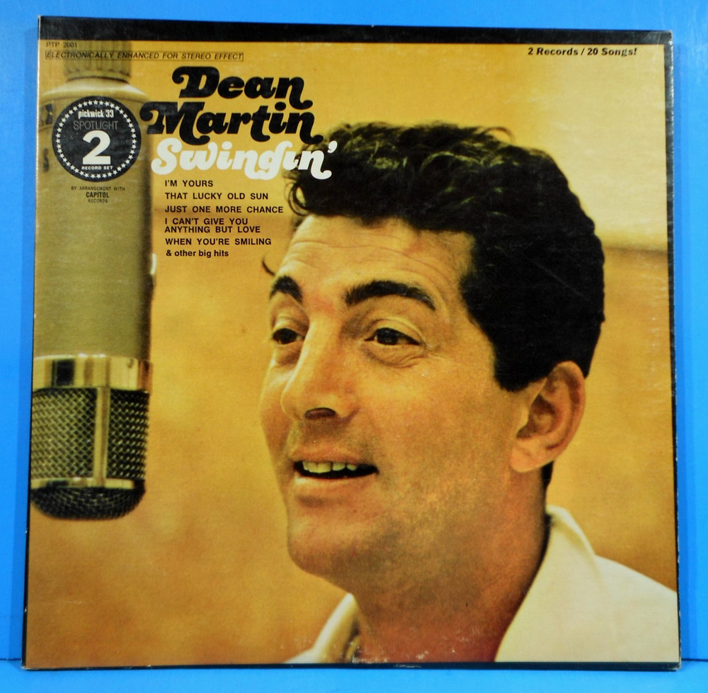 DEAN MARTIN SWINGIN‘ 2X LP 1968 ORIGINAL PRESS GREAT CONDITION! VG+/VG++!!A