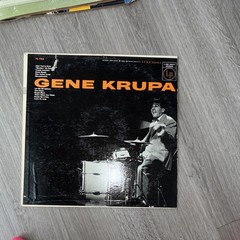 Gene Krupa Gene Krupa Vinyl LP Columbia Records CL 753 Jazz Drums Black