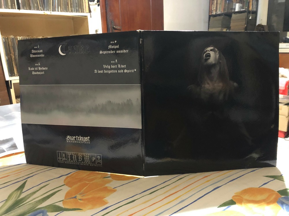 TAAKE taake 2 LP first press + poster mayhem darkthrone immortal slayer varg