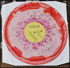 THE ROLLING STONES -FOREIGN TONGUES Baby Pink & Red Smash with Clear Splatter