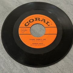 George Cates Orchestra Where There’s Life One Night In Monte Carlo 7” 45 RPM VG