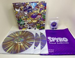 Spyro The Dragon Vinyl Record Soundtrack 3xLP VGM OST Sony PS1 WITH EXTRAS!