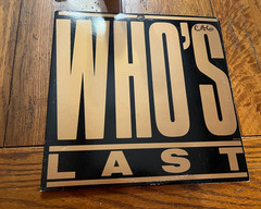THE WHO – Who’s Last (1984, Vinyl Double LP) “Pinball Wizard” “Magic Bus”