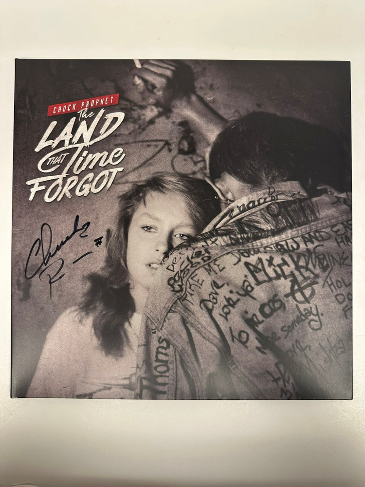 New Sealed SIGNED Vinyl Chuck Prophet – The Land That Time Forgot. Autographed.