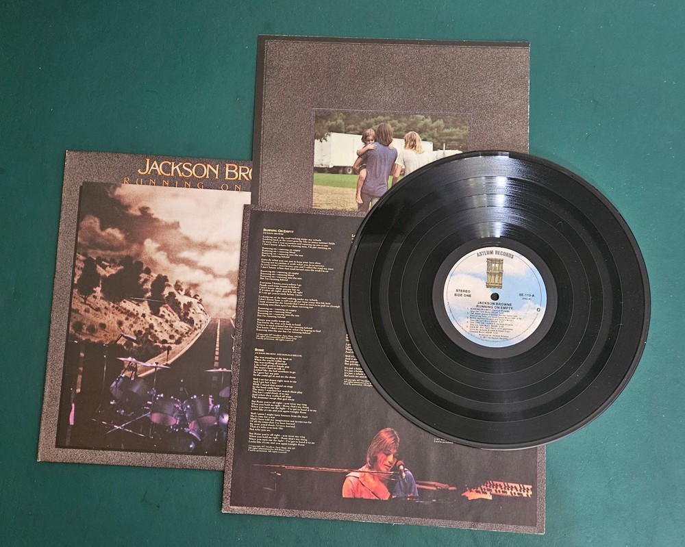Jackson Browne Running On Empty LP 1977 Asylum 6E-113 EX w/ Booklet