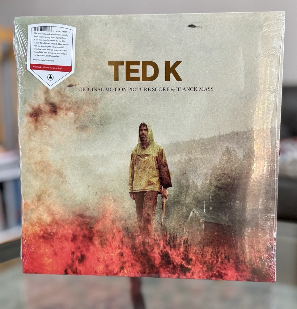 Ted K OST Soundtrack – Red Vinyl LP by Blanck Mass Sacred Bones SEALED OOP