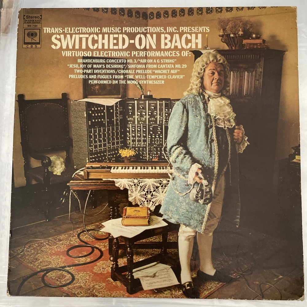 Walter Carlos – Switched-On Bach- 1968 Columbia Masterworks MS 7194 Vinyl – Moog