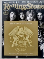 QUEEN BOHEMIAN RHAPSODY 7″ SINGLE + GERMAN ROLLING STONE MAGAZINE
