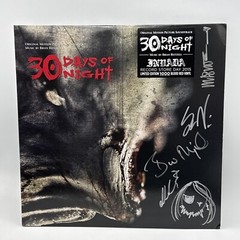 30 Days Of Night OST Blood Red Vinyl RSD Horror Film LP OOP Autographed Signed