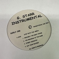 G. Starr Instrumental Step into the Arena PROMO eingeschweisst HIP HOP LP Record