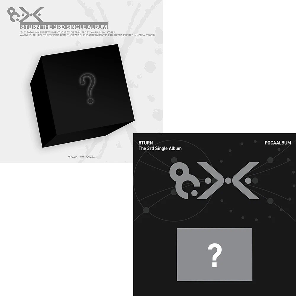 8TURN [8.X] The 3rd Single Album NORMAL+POCA ALBUM Ver SET/OFFICIAL K-POP SEALED