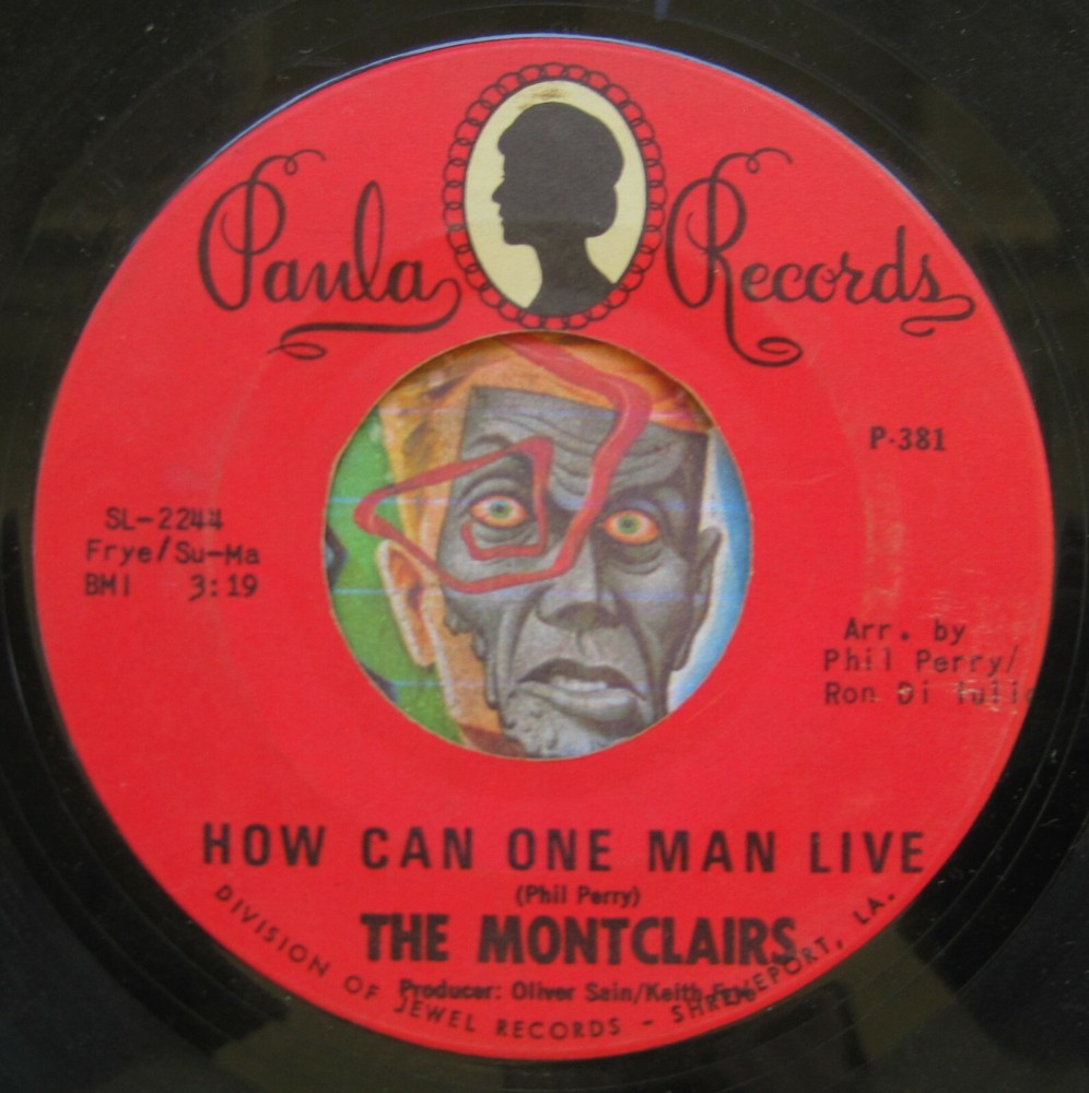 HEAR Montclairs 45 How Can One Man Live/Make Up For Lost Time crossover soul R&B