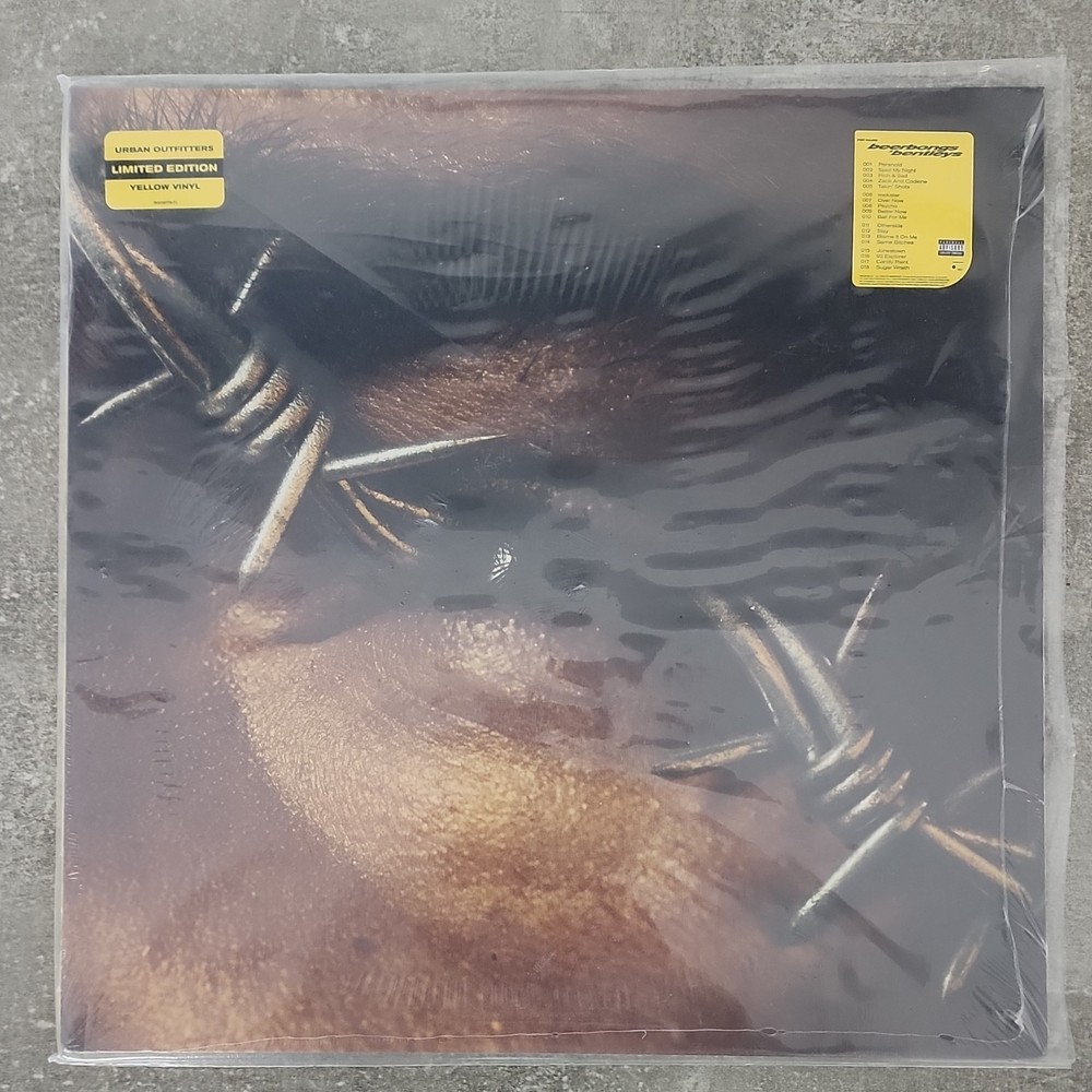 Post Malone Beerbongs & Bentleys Limited Edition Yellow Vinyl LP Rap Hip-Hop