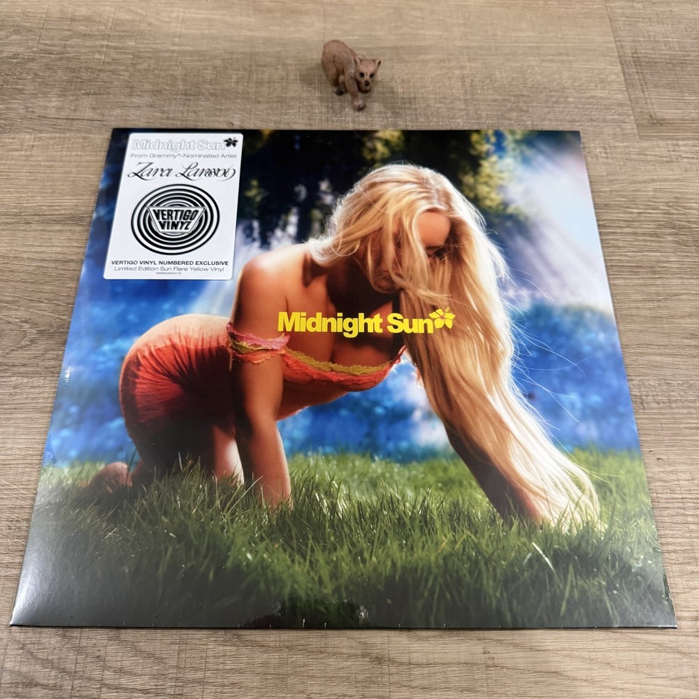 Zara Larsson Midnight Sun Vinyl LP Yellow Marble Vertigo Vinyl LE #1985/3000 NEW