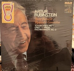 Artur Rubinstein Three Favorite Romantic Concertos 2 LPS 1971 SEALED VCS-7070