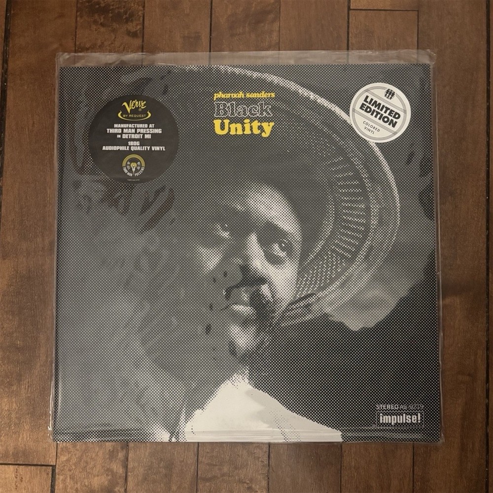 Pharoah Sanders Black Unity Third Man Records Limited Edition Yellow Vinyl 12”
