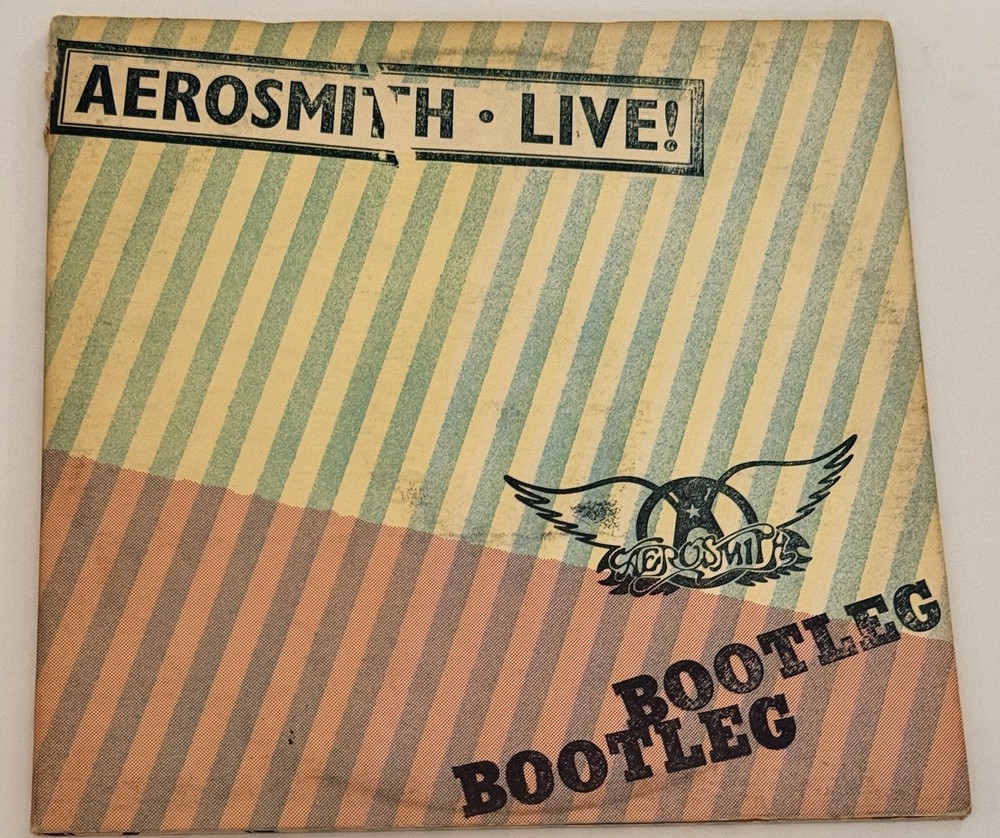 Aerosmith Live Bootleg 2LP 1978 US Sterling VG++ Vinyl