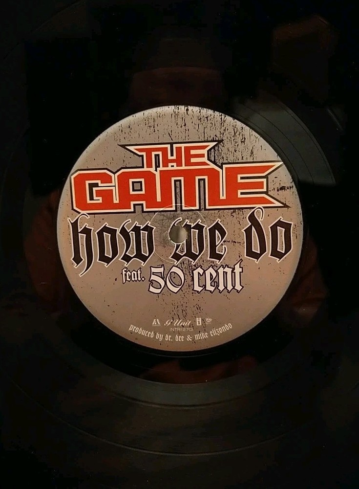 The Game: 50 Cent, How We Do 12”Vinyl Record EP Hip Hop Dr. Dre Excellent 👌