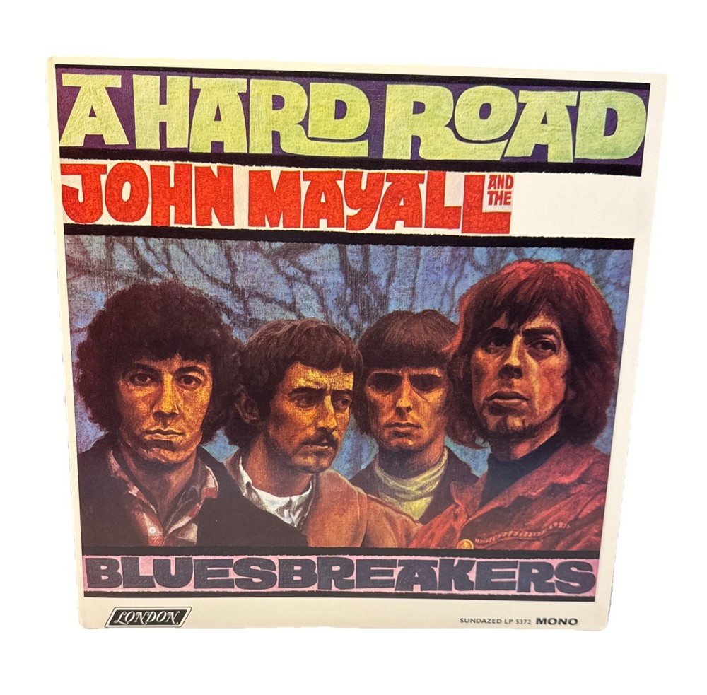John Mayall Bluesbreakers A Hard Road Mono Clear Vinyl LP Sundazed LP 5372 VG