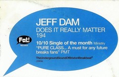 Jeff Dam – Does It Really Matter / 194 (12″) (Very Good Plus (VG+)) – 4168934580