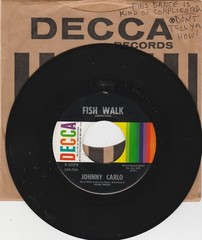 Johnny Carlo „Fish Walk“ / „Poinciana“ Decca 45 1960