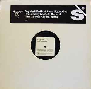 Crystal Method – Keep Hope Alive – Used Vinyl Record 12 – Promo – K4593z