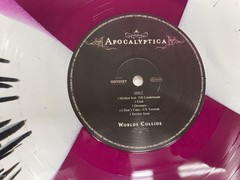 APOCALYPTICA WORLDS COLLIDE 2024 LTD ED RSD PURPLE B&W VINYL 9.0 SLEEVE 9.0