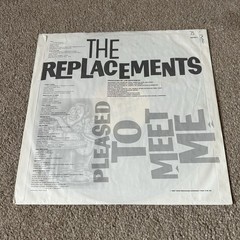 The Replacements – Pleased To Meet Me Vinyl Record FIRST UK / EU Pressing 1987