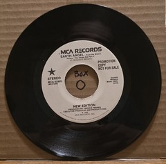 New Edition: Earth Angel – VG+ | 1986 Electronic, Pop – 45rpm MCA Records Promo