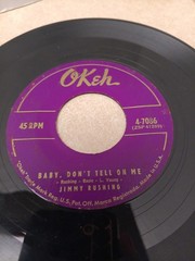 R&B 45 JIMMY RUSHING Baby Don’t Tell On Me/My Last Affair OKEH
