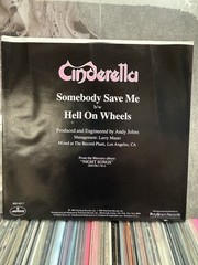 NOS CINDERELLA Somebody Save Me 7″ Single 45 RPM Pic Sleeve Mercury 888 483-7