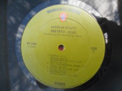 Grateful Dead American Beauty WS 1893 Green label Orig LP
