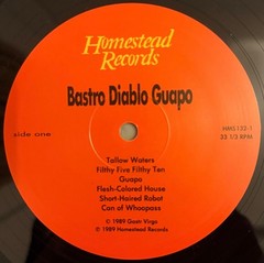 Bastro Diablo Guapo lp 1989 Homestead Records Indie Alternative Grunge Punk