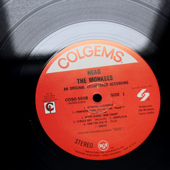 PRISTINE ORIGINAL 1968 PROMO THE MONKEES HEAD VINYL LP NM MIRROR COVER NEAR MINT