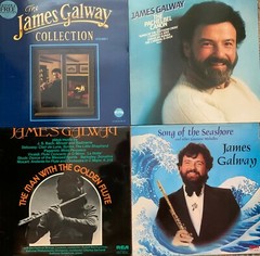 LOT A OF 4 JAMES GALWAY  12″ VINYL ALBUMS   VG/VG SEE SCAN