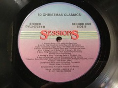 SESSIONS PRESENTS 60 CHRISTMAS CLASSICS 4-LP SET OOP WESTWOOD PRINT VINTAGE