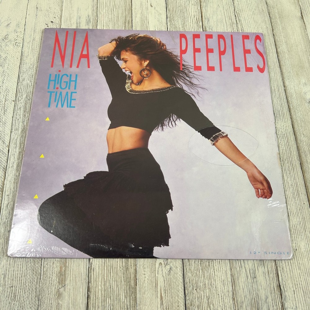 Nia Peeples – High Time 12″ Single Record 1988 MCA Records Pop Dance 45 RPM
