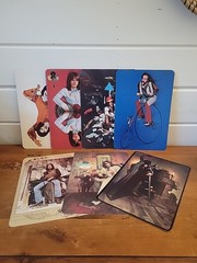 1972 Three Dog Night Seven Separate Fools Oversized Set of 7 Cards Album Insert