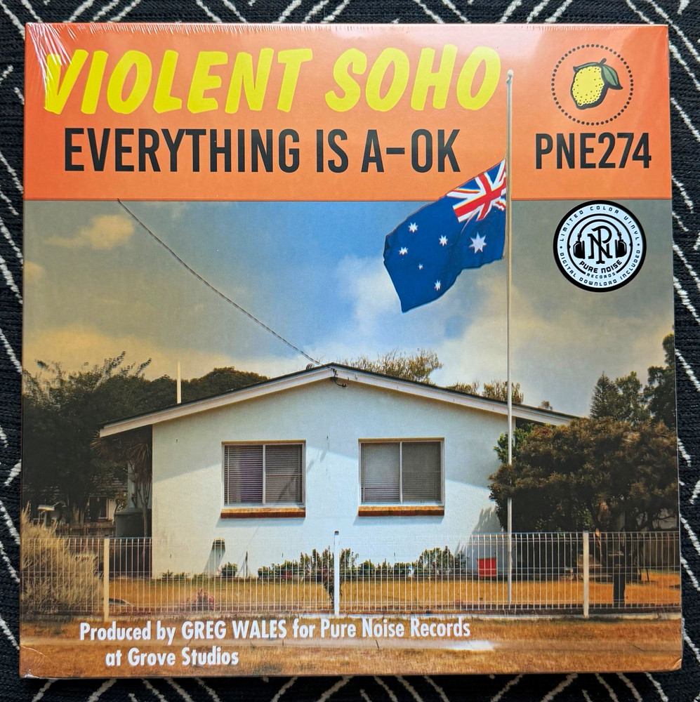 Violent Soho – Everything Is A-OK Ltd. Edition Green|Clear|Yellow Colored Vinyl