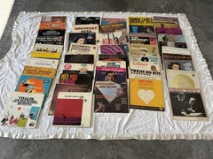 Lot Of 44 Vintage Vinyl LP Records 1 First Edition